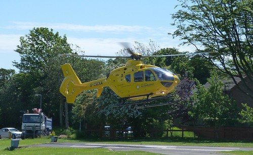 GNWAA landing at Furness General Hospital Just on my way … Flickr