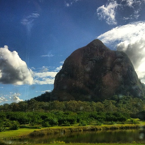A trachyte volcanic plug, the core of an extinct volcano t… Flickr