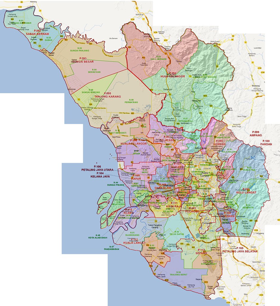 map of selangor malaysia