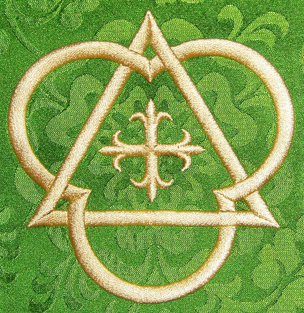Symbol on pastor's vestments Our Saviour Lutheran Mission … Flickr