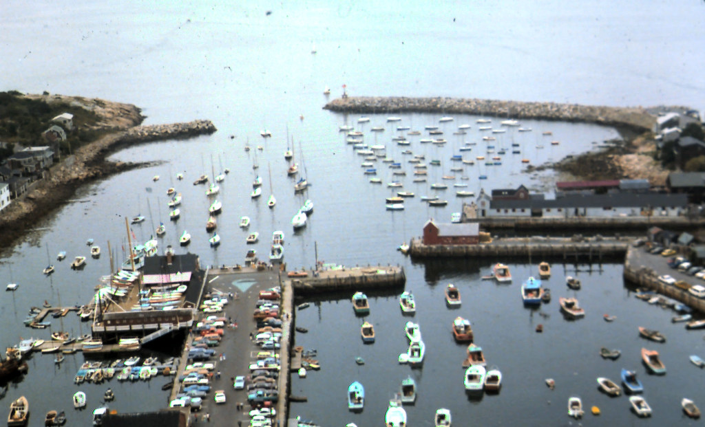 Rockport Harbor, Sandy Bay, MA Aerial view of Rockport Har… Flickr