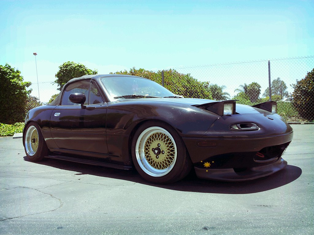 enkei 92 + black miata NA blk mx5 NA w/ gold enkei92 Flickr