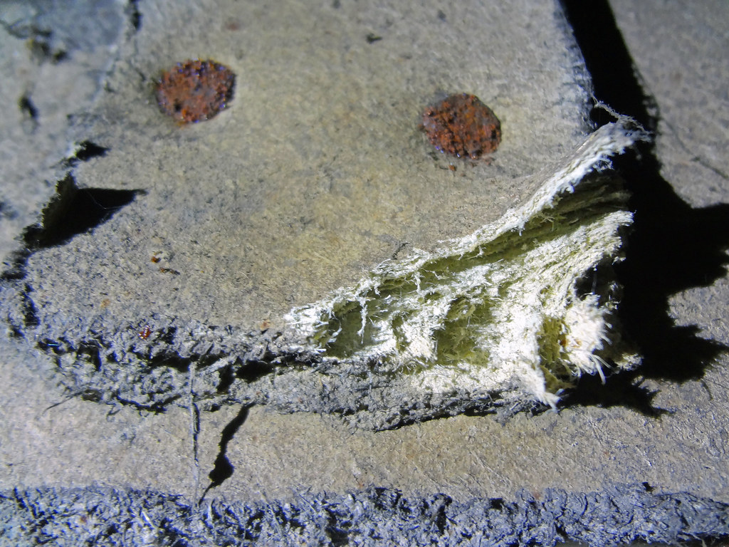 Old Asbestos Millboard Insulation Detail View Closeup v… Flickr