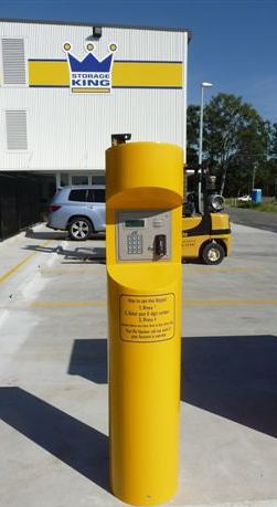 PTI access keypad on bollard | Self-storage security by PTI … | Flickr
