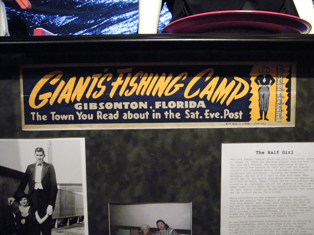 Vintage Giant',s Fishing Camp, Gibsonton FL Bumper Sticker Flickr