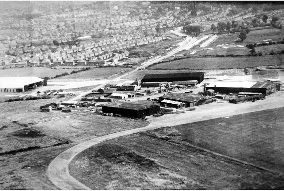 Whitchurch (Bristol)airport around 1954/5 This is the sout… Flickr