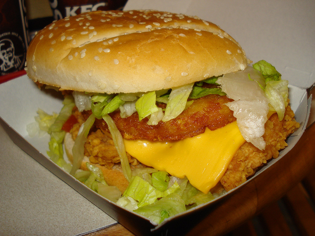 Zinger Tower Burger For my American brethren. This is some… Flickr