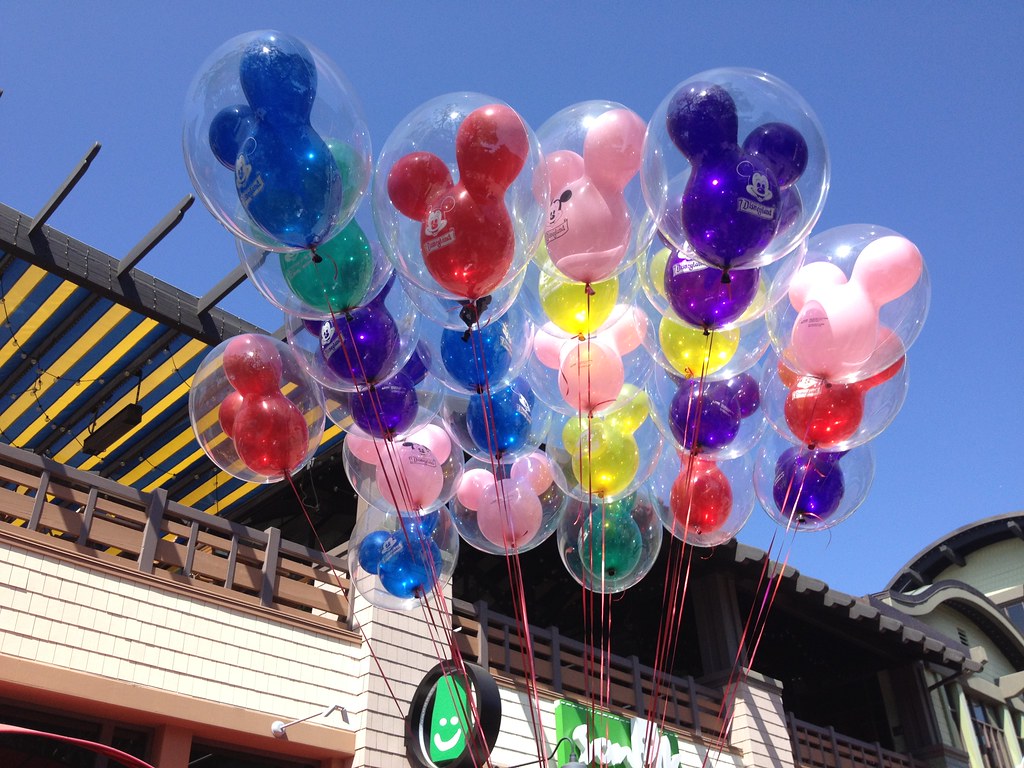Mickey Mouse Balloons at Downtown Disney Lesley Looper Flickr