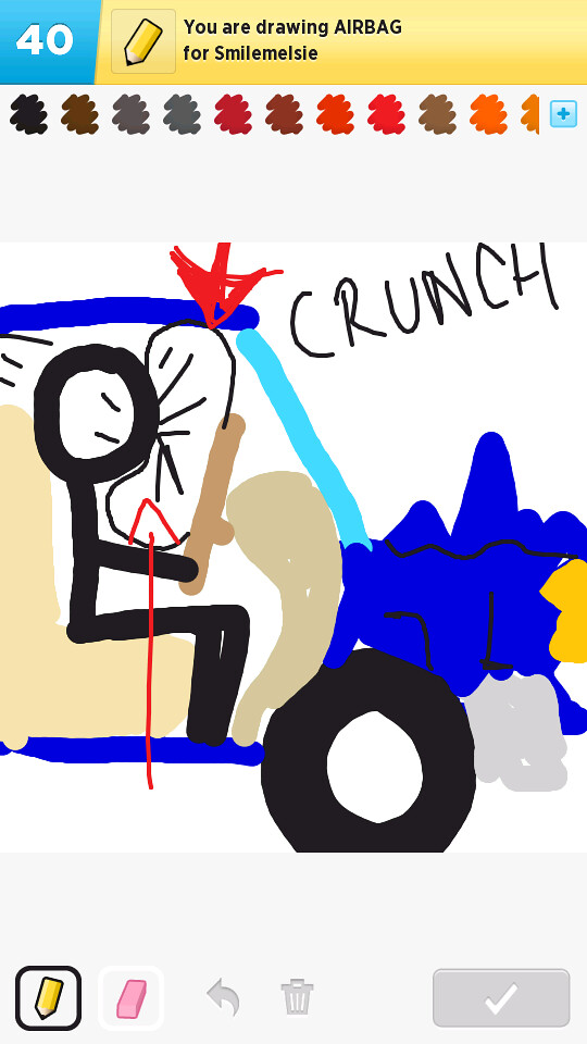 draw something airbag Cutaway view of a car accident. Flickr