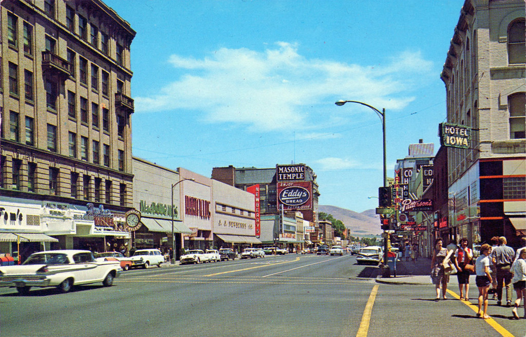 yakima avenue yakima washington 1950s Ryan Khatam Flickr
