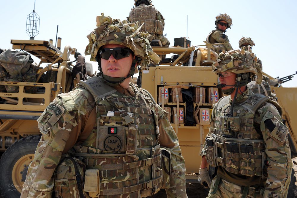 RAF Regiment Soldiers on Patrol Near Camp Bastion Personne… Flickr