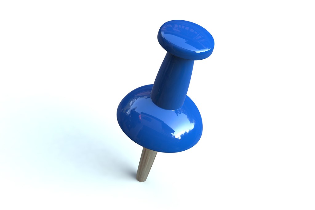 3D Pushpin Please give attribution to (and po… Flickr