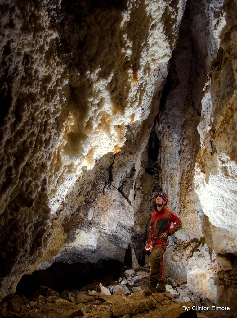 Self Portrat at the "South Pole" in Ellison's Cave Flickr
