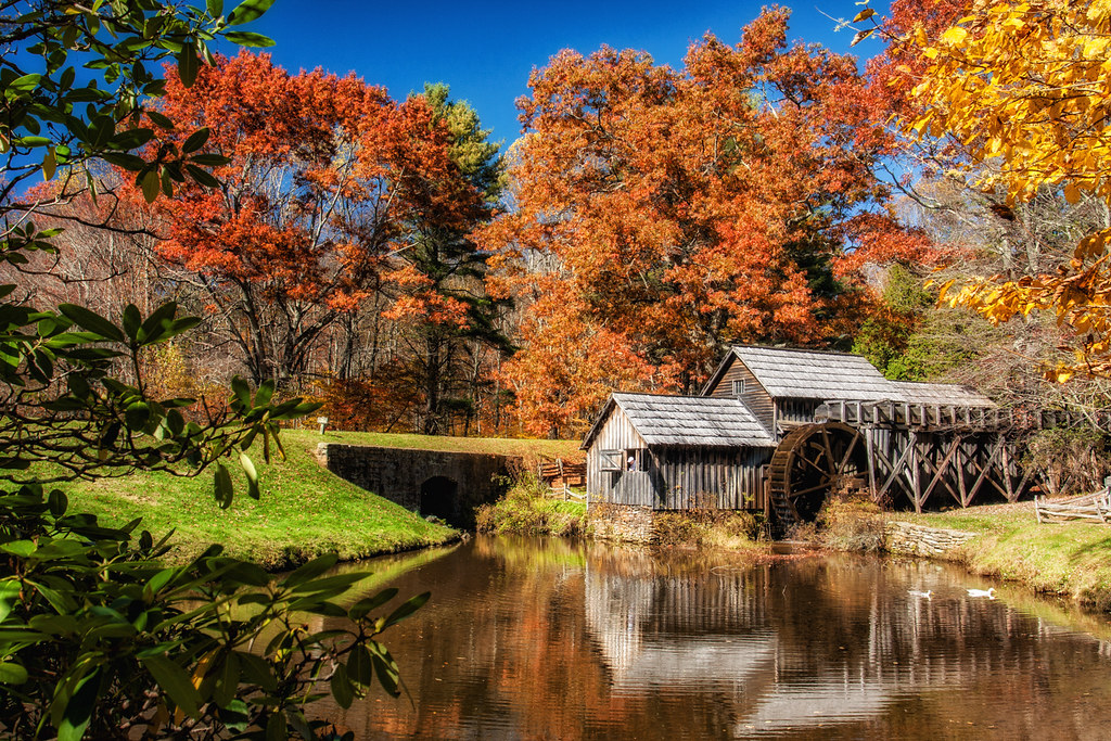 Mabry Mill Mabry Mill, Blue Ridge Parkway, Virginia Please… Flickr