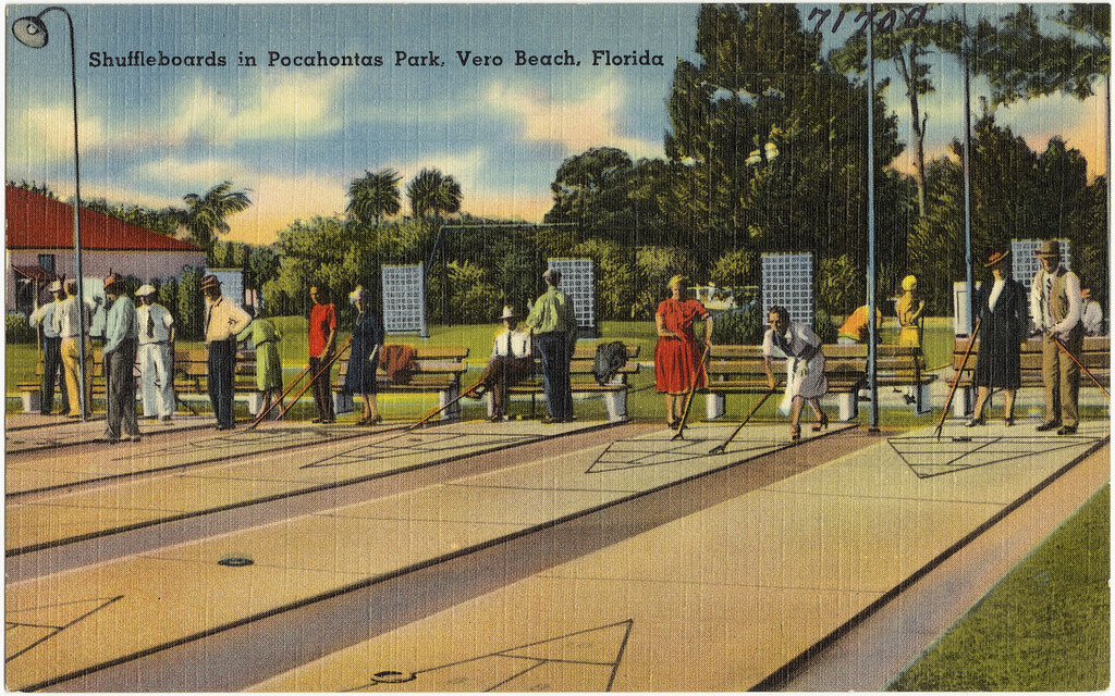 Shuffleboards in Pocahontas Park, Vero Beach, Florida Flickr
