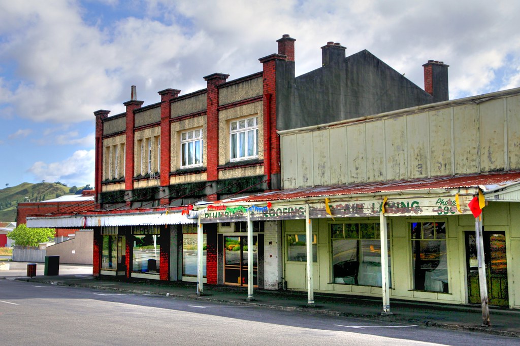 Old shops, Taihape, Rangitikei, New Zealand These shops in… Flickr