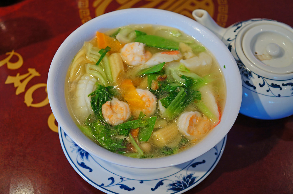 Chinese seafood soup Pao's Chinese Restaurant, Lakeway, TX… Flickr