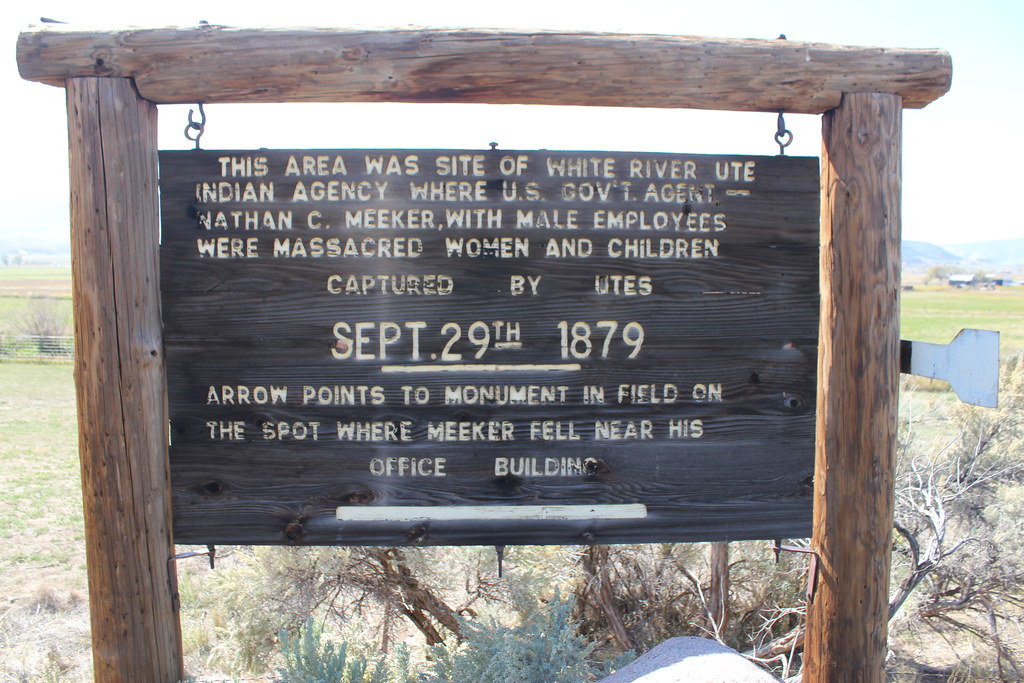 Meeker Massacre Site "This area was [the] site of [the] Wh… Flickr
