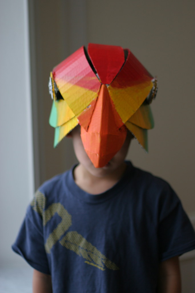 How to make a Bird Beak Mask with Paper YouTube