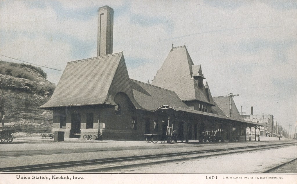 Keokuk, Iowa, Union Depot, Station photolibrarian Flickr