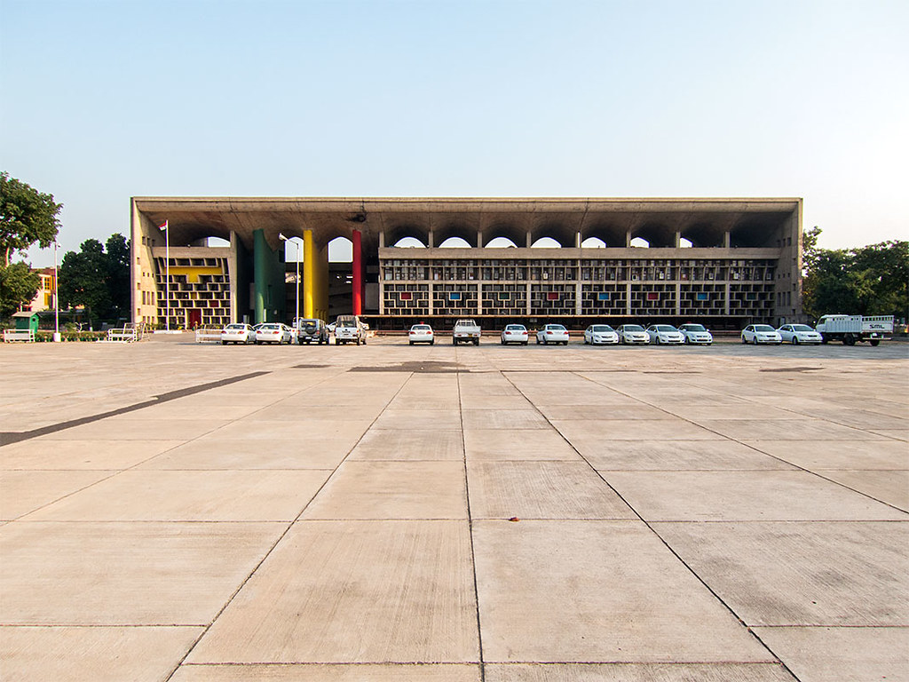 chandigarh High Court Projected by architect Le Corbusier … Flickr