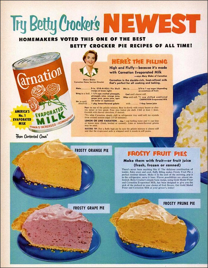Carnation Milk featuring Betty Crocker Frosty Fruit Pies r… Flickr