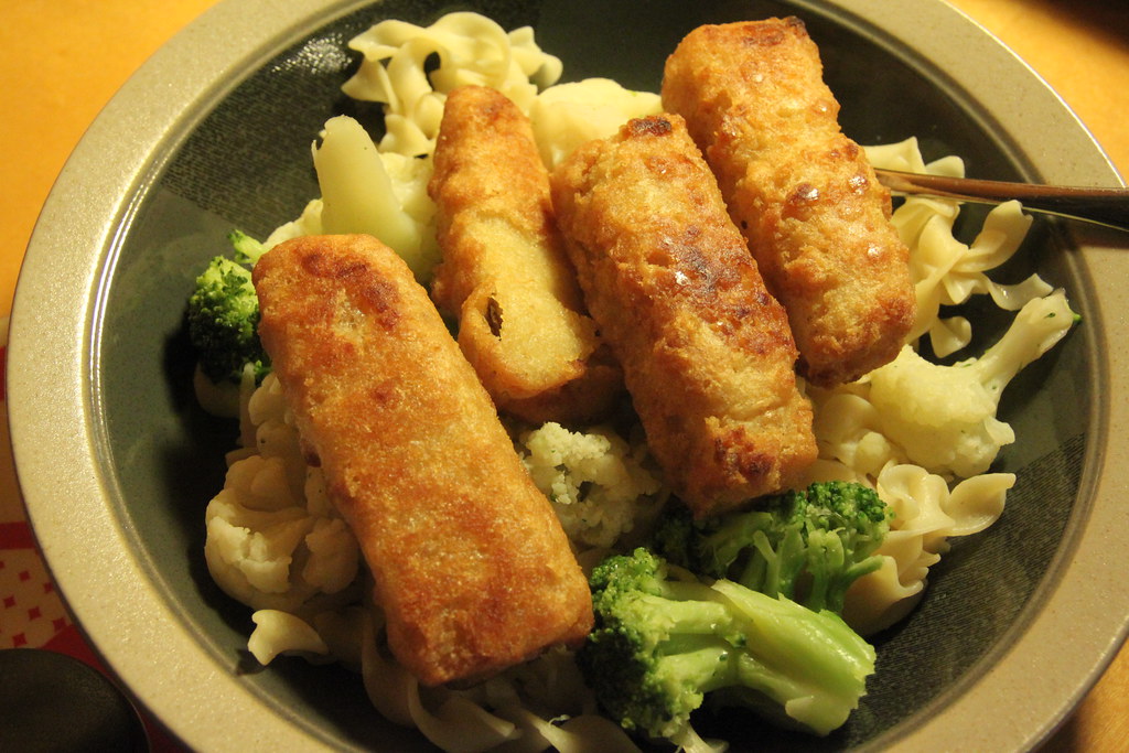 Fish Sticks dinner "fish sticks" vegetables ShellyS Flickr