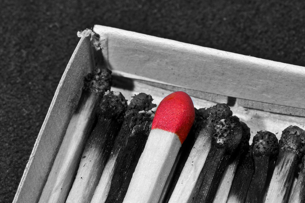 Box of matches I found this box of matches with only one u… Flickr