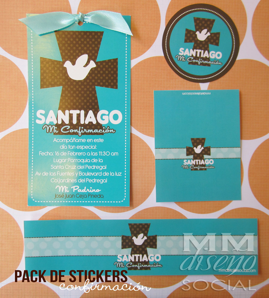 Pack Confirmación Invitaciones, Stickers para decorar Pack Confirmación Invitaciones, Stickers para decorar
