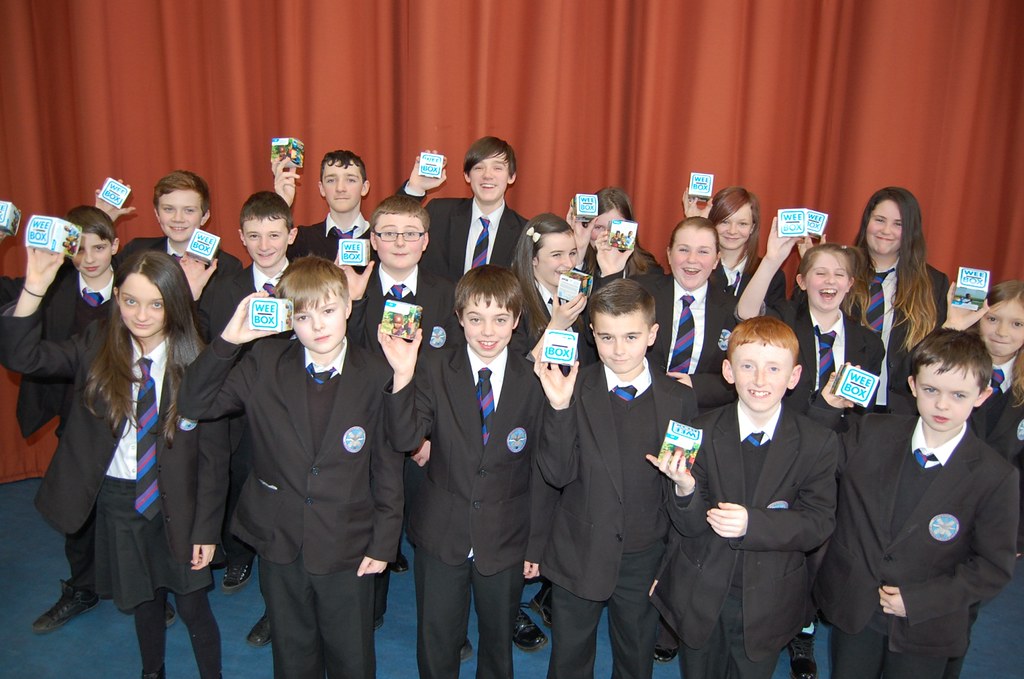 Pupils from St Andrews and St Brides High School EK Flickr