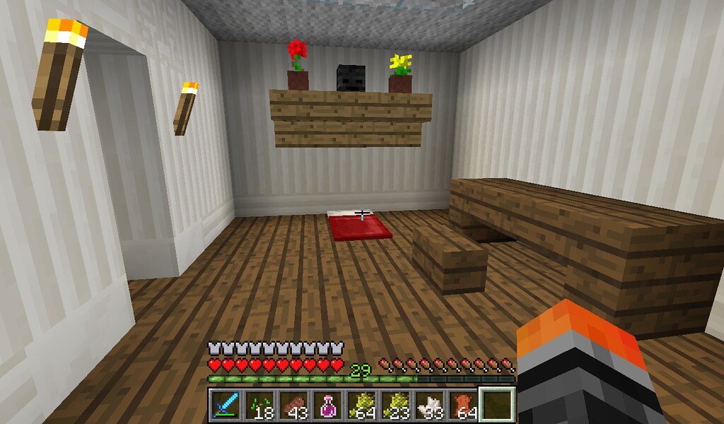 Minecraft Quartz Wall Design Decoration Ideas