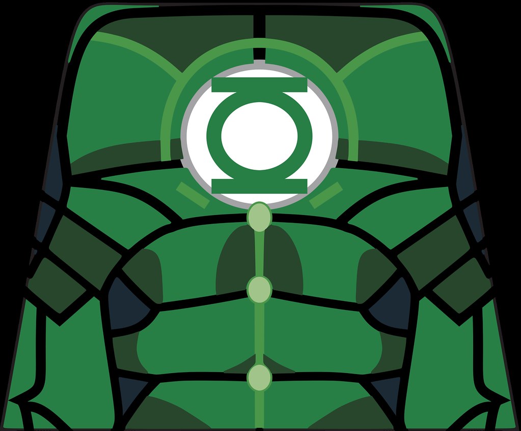 Lego Green Lantern Torso Decal Based off of his appearan… Flickr
