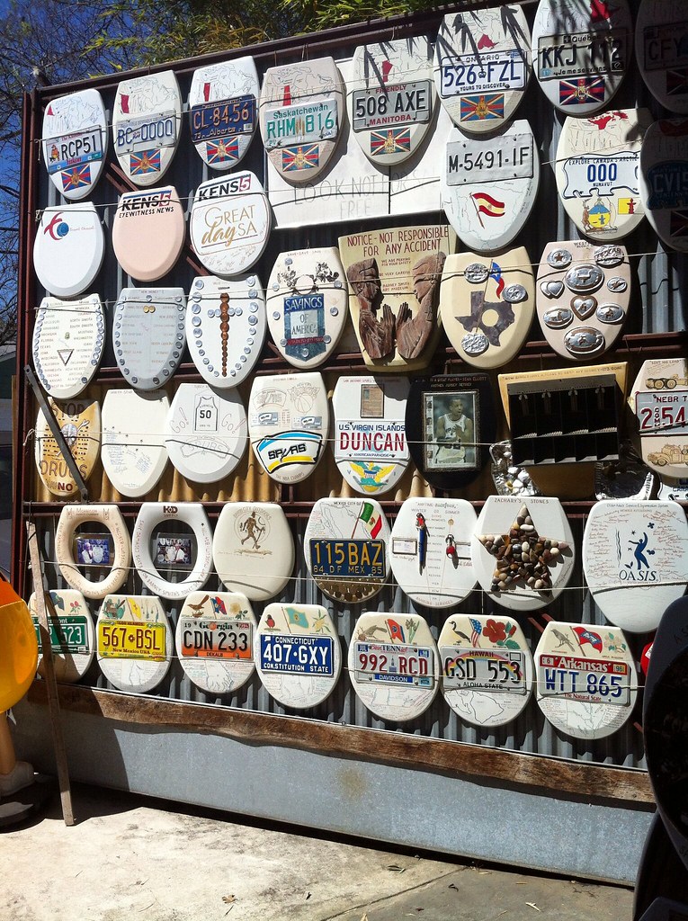 Barney Smith's Toilet Seat Art Museum San Antonio, TX Flickr