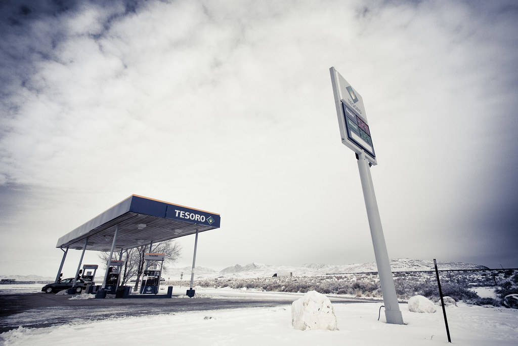 Delle City Station, Utah One of very few gas stations one … Flickr
