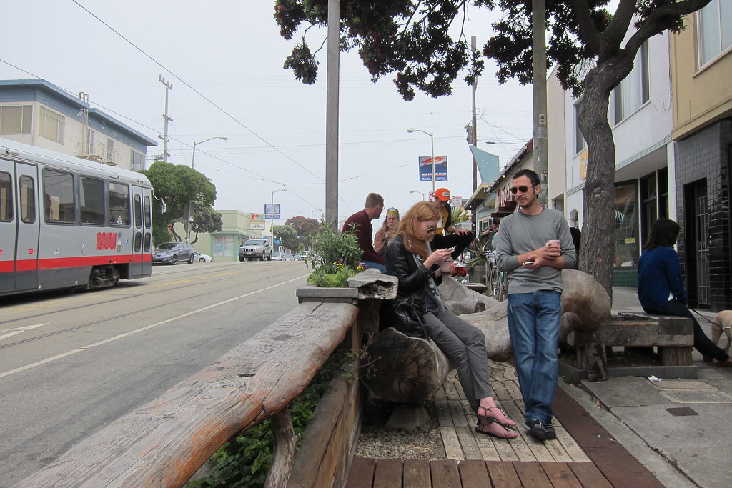 4033 Judah Street Parklet (hosted by Trouble Coffee) Flickr