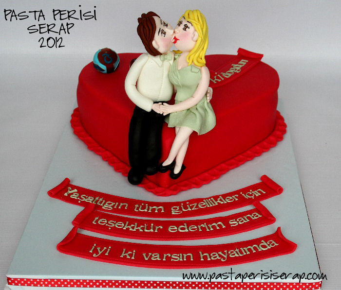 sevgiliye özel tasarım pasta serap polat Flickr