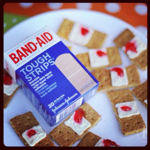 Used BandAid Party Snacks. These are edible! on Instagram… Flickr