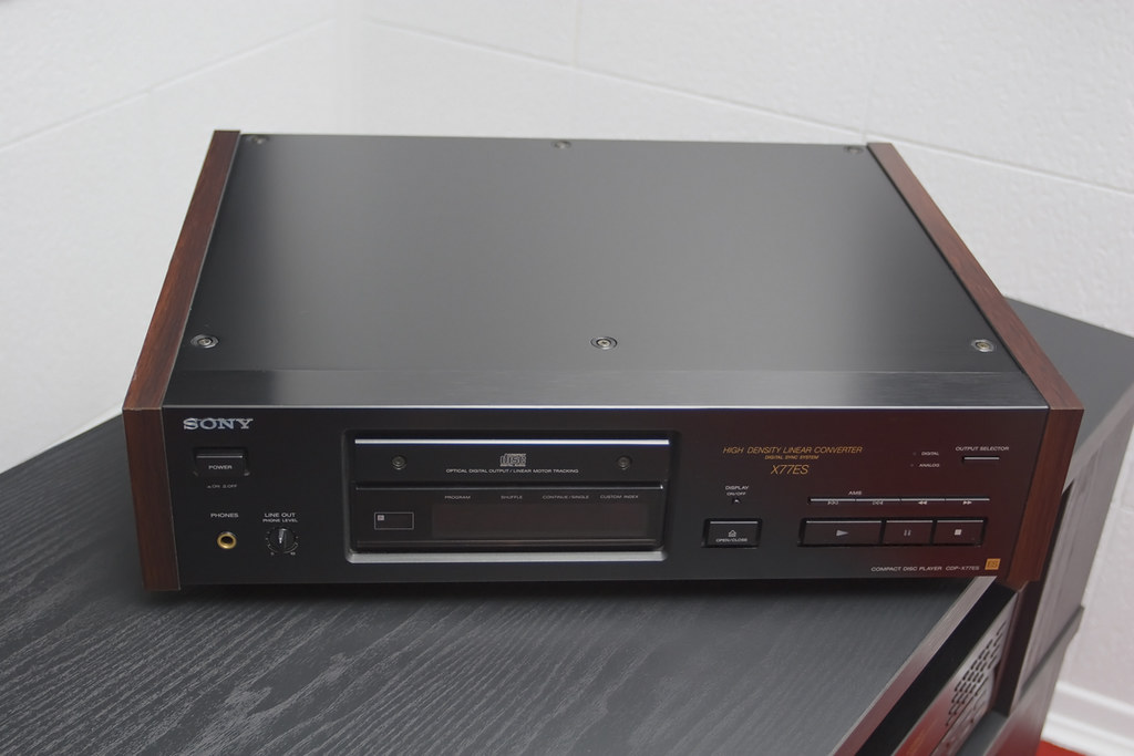 Sony ES CDPX77ES CD Player 1990 I bought the little broth… Flickr