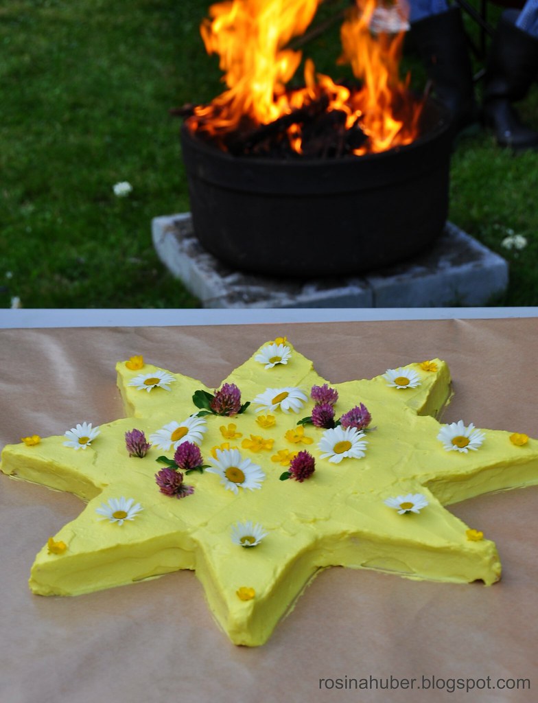 Our Summer Solstice Cake Blogged here Rosina Huber Flickr