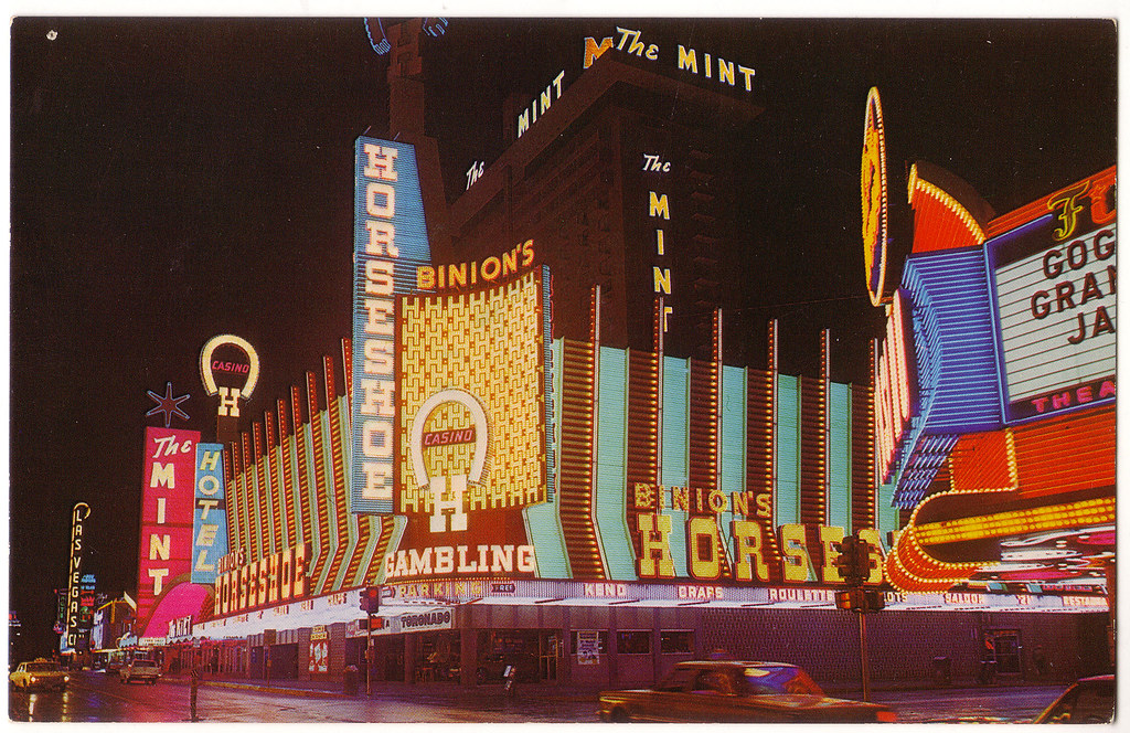 RETRO LAS VEGAS Mid1960s Horseshoe Hotel & Casino Postca… Flickr