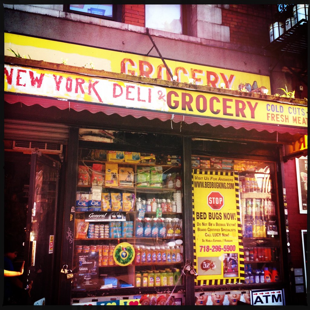new york deli. metropolitan avenue. williamsburg. Bonnie Natko Flickr
