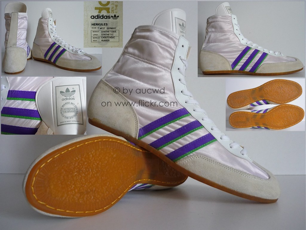 NEW VINTAGE ADIDAS HERKULES WRESTLING SHOES very hard to… Flickr