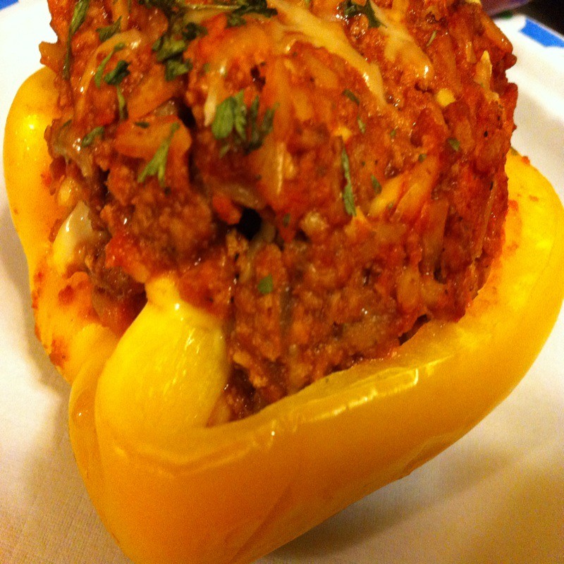 Stuffed Bell Peppers With Ground Beef And Rice Costco Flickr