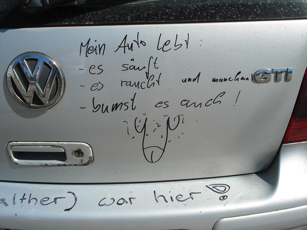 Der VW Sprüche Golf Flickr