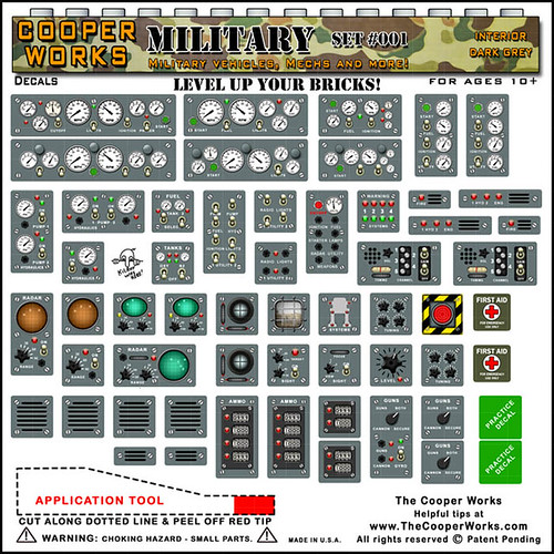 Militray_001_lg Lego decals by Cooper Works Level up your … Flickr