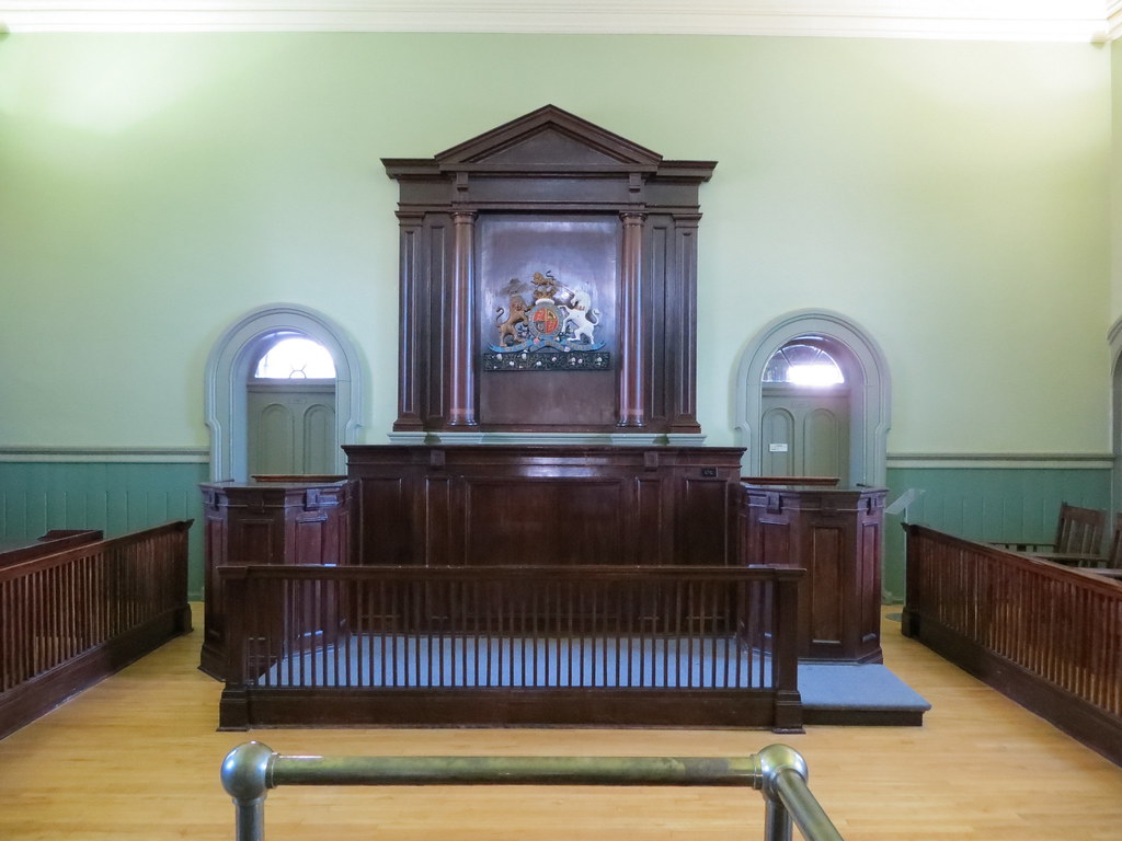 Old courtroom, Brampton Courthouse Now part of the integra… Flickr