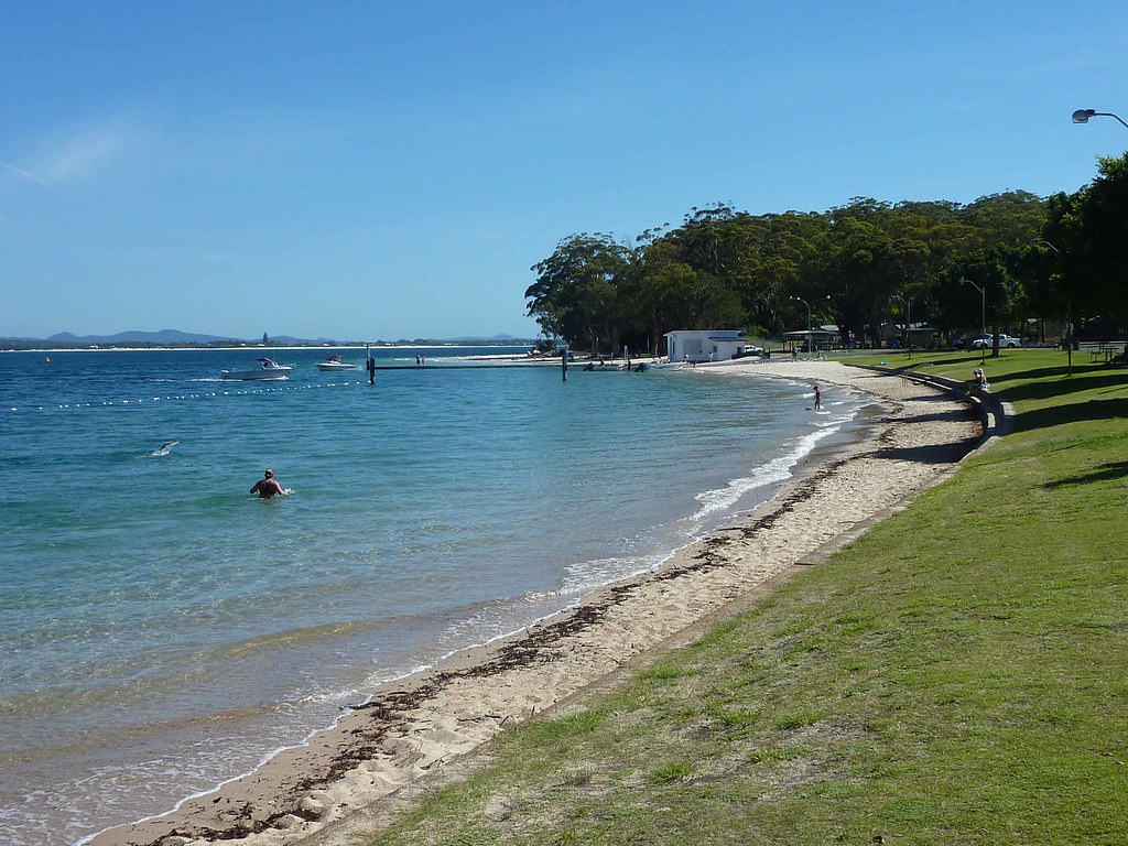 Little Beach Nelson Bay looking east toward boat ramp Flickr