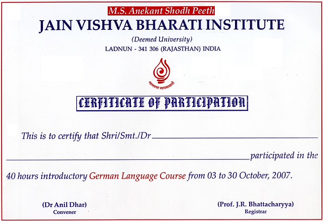 certificate german language course Flickr Photo Sharing!