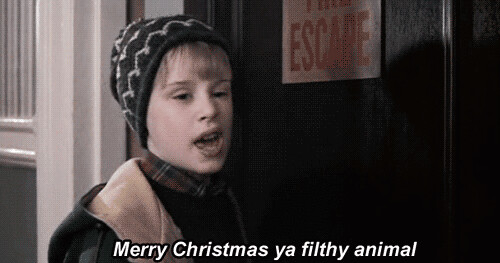 Home Alone ”Merry Christmas you filthy animal.” More Quote… Flickr