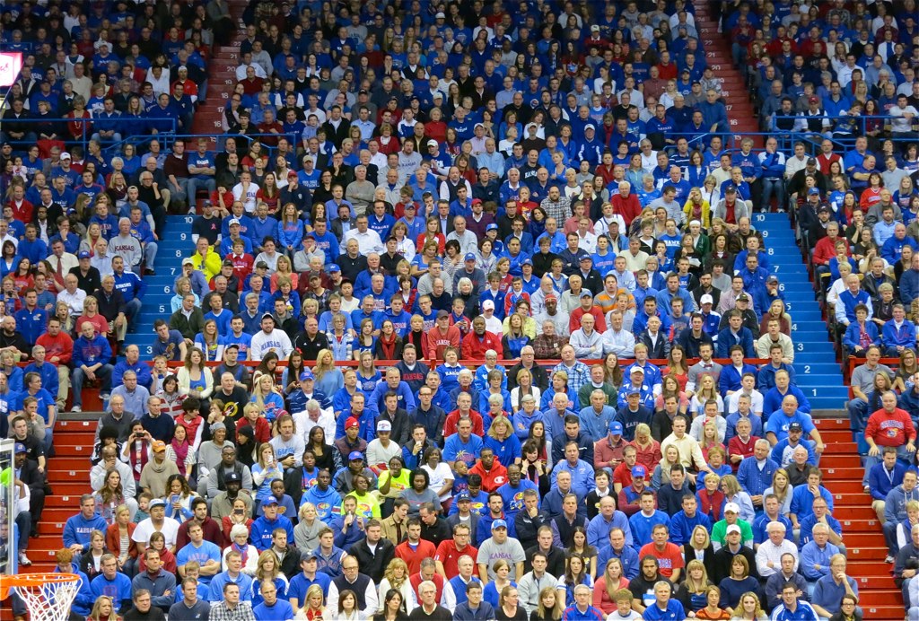 basketball crowd allen fieldhouse, university of kansas, 2… Dean